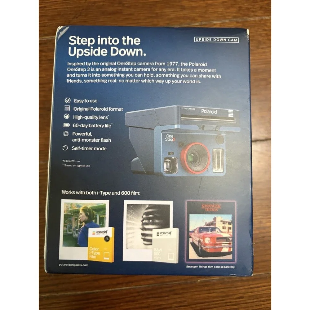 Stranger Things One Step 2 Polaroid I-Type Camera - Brand New Sealed!